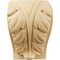 Ekena Millwork 4 1/2"W x 3 3/4"D x 7"H Extra Large Acanthus Leaf Block Corbel, Maple CORW05X04X07BAMA - alternate 3
